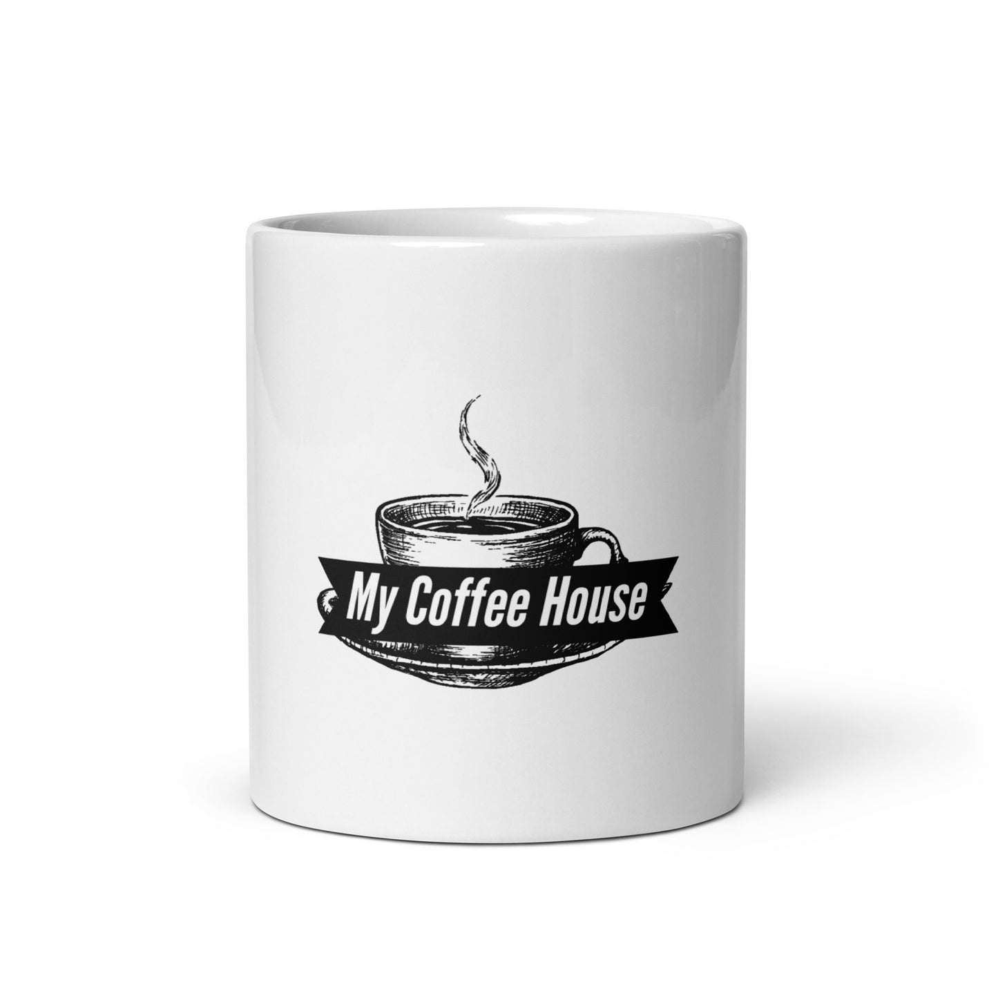 My Coffee House White Glossy Mug