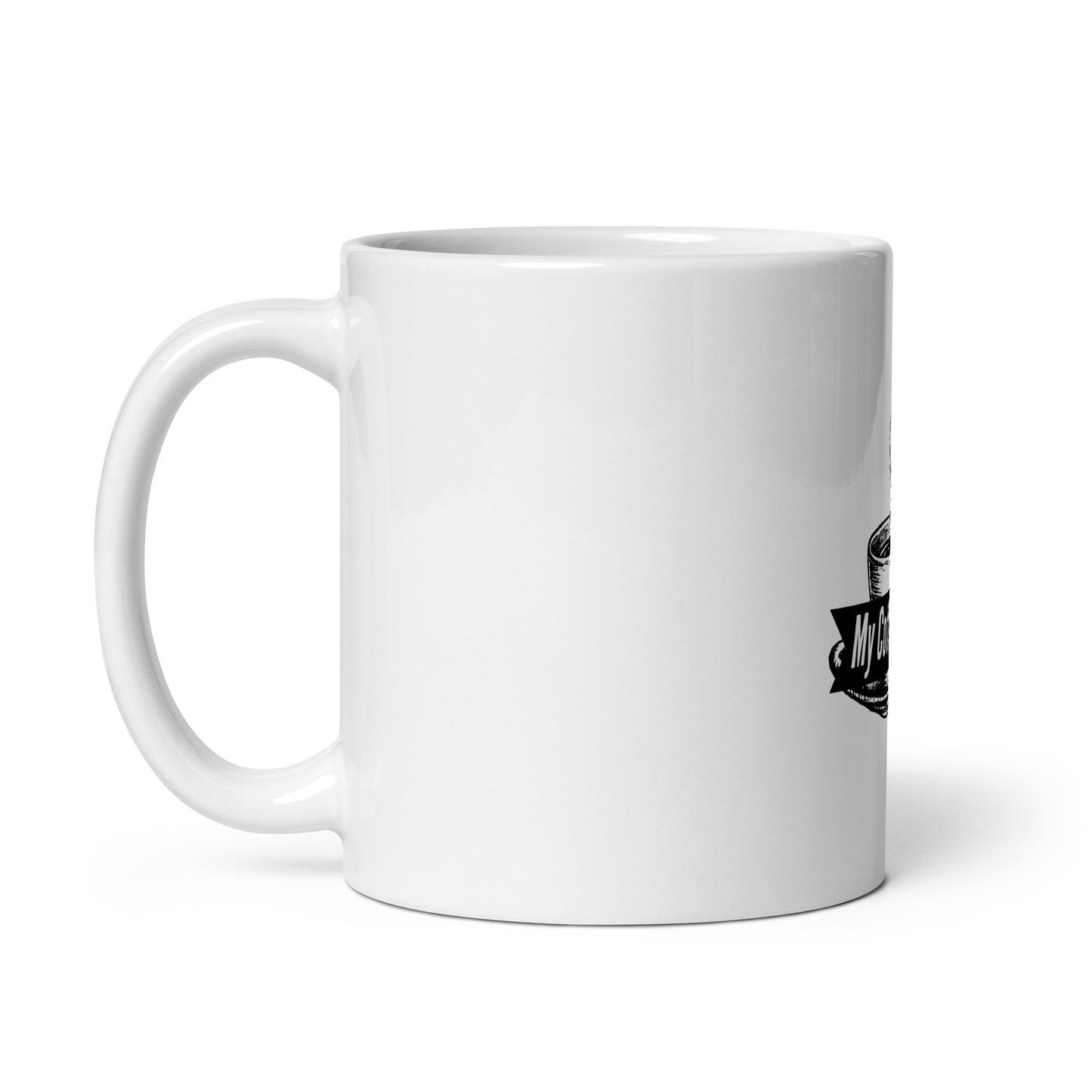 My Coffee House White Glossy Mug