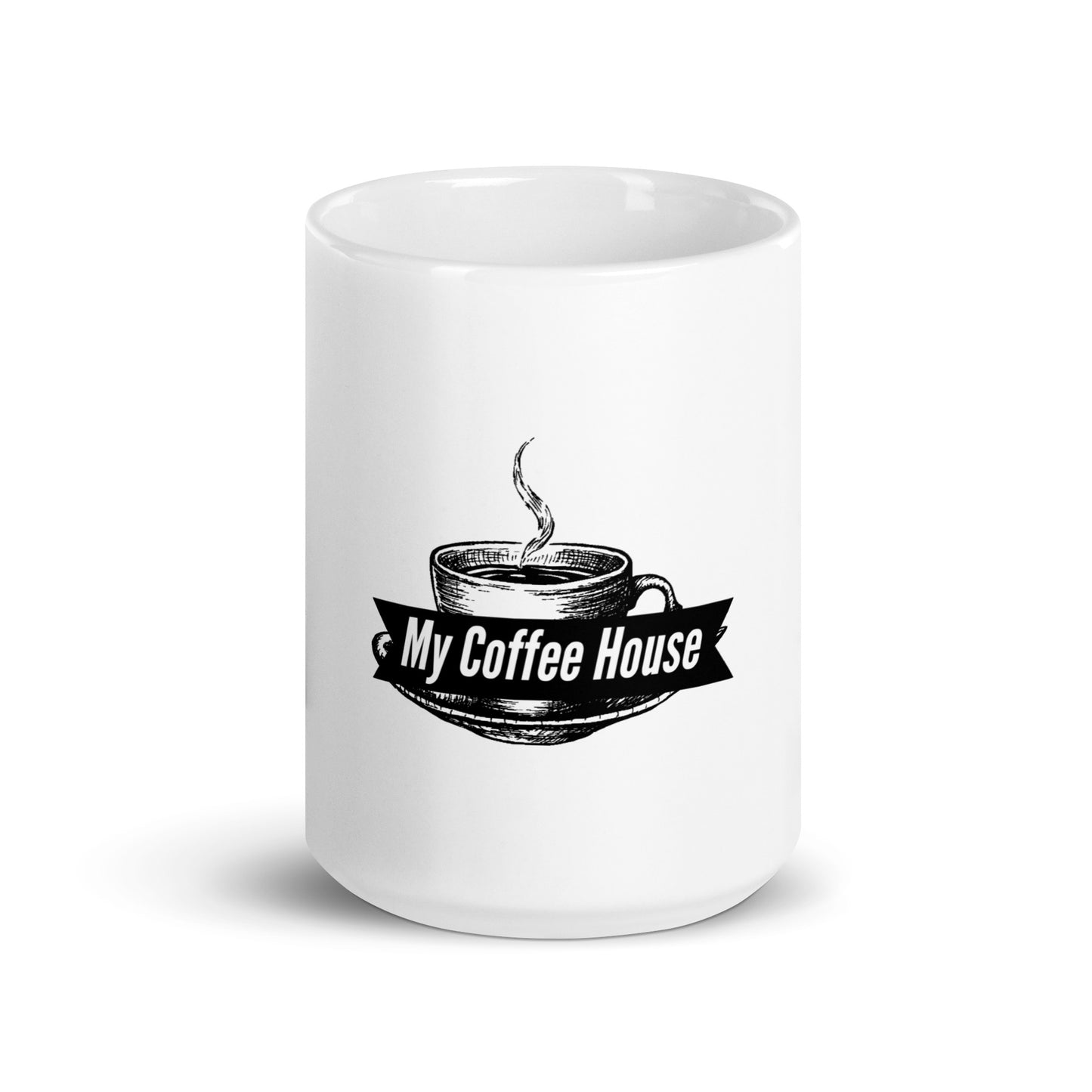 My Coffee House White Glossy Mug